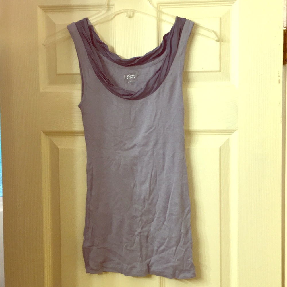 Sleeveless tee Ann Taylor loft
